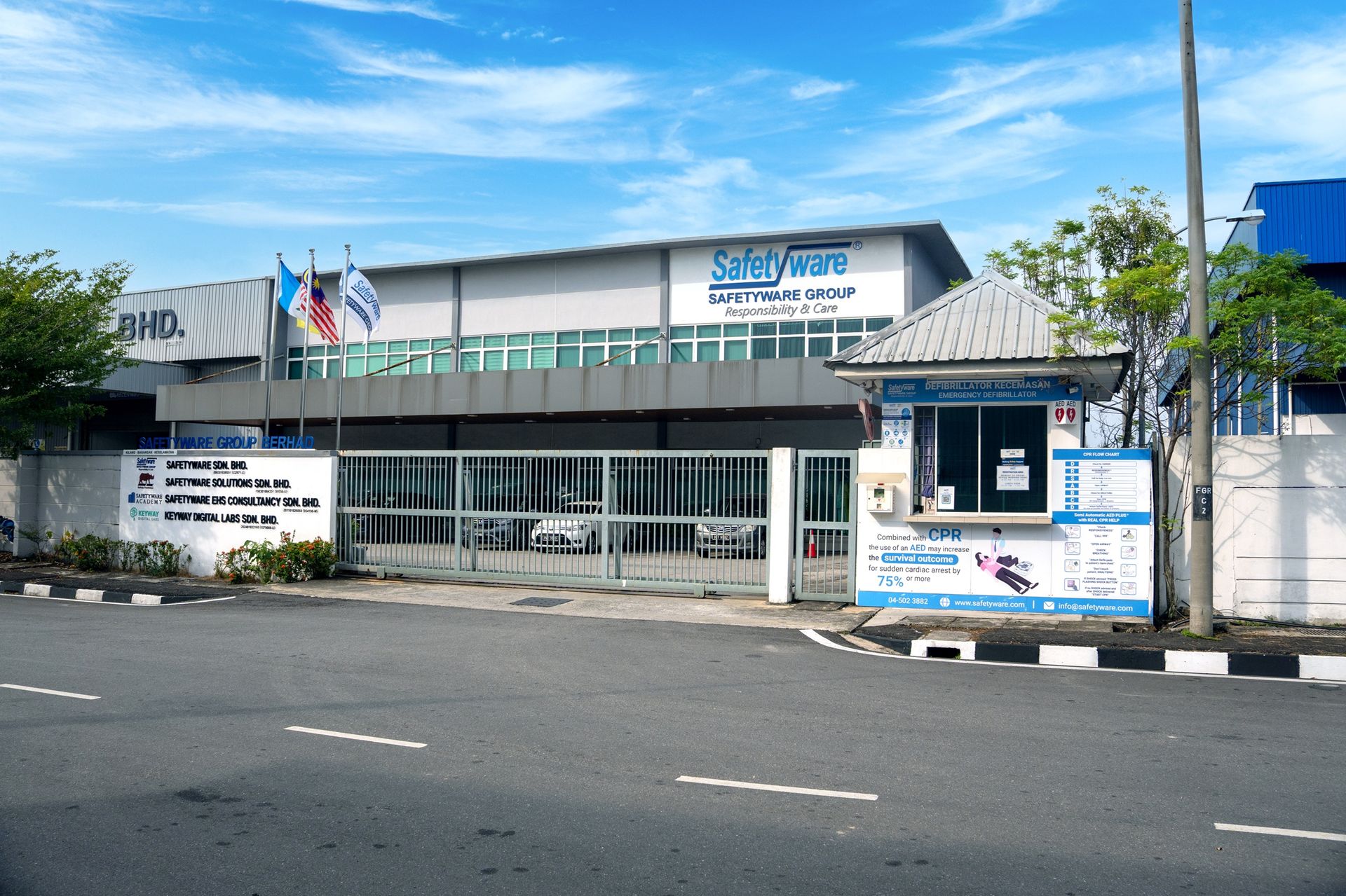 Safetyware Group headquarters building in Bukit Minyak, Penang